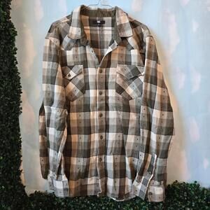 Frye Flannel Button Down, 100% cotton